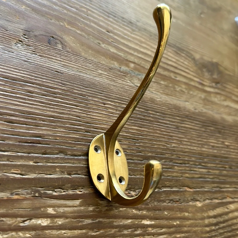 Brass Coat and Hat Brass Hook 5